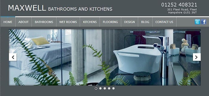 Updated Web Presence Launch – Maxwell Bathrooms