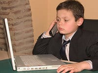 Chil with Computer